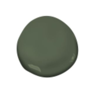 green paint dollop