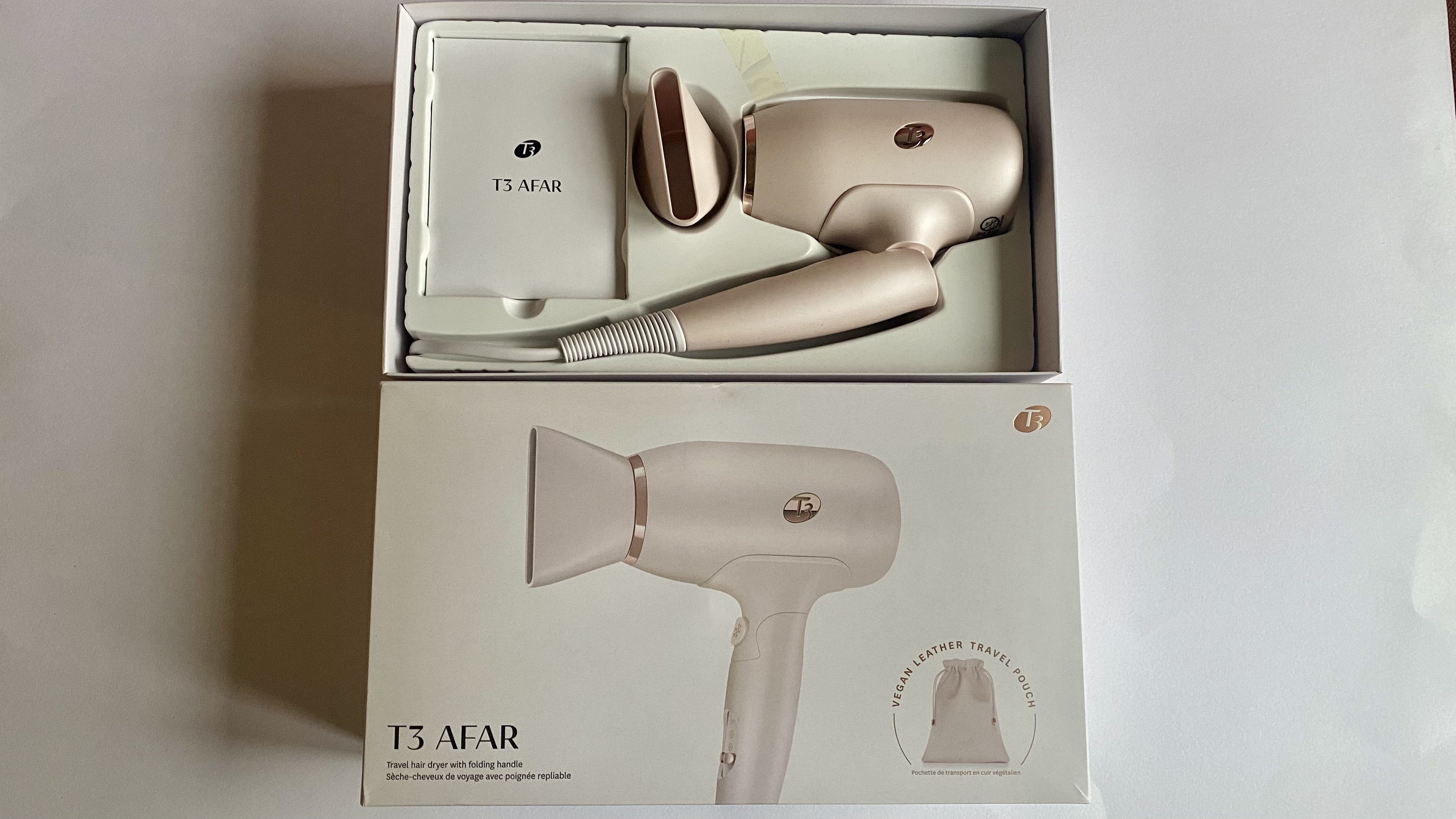 T3 AFAR hairdryer in the box