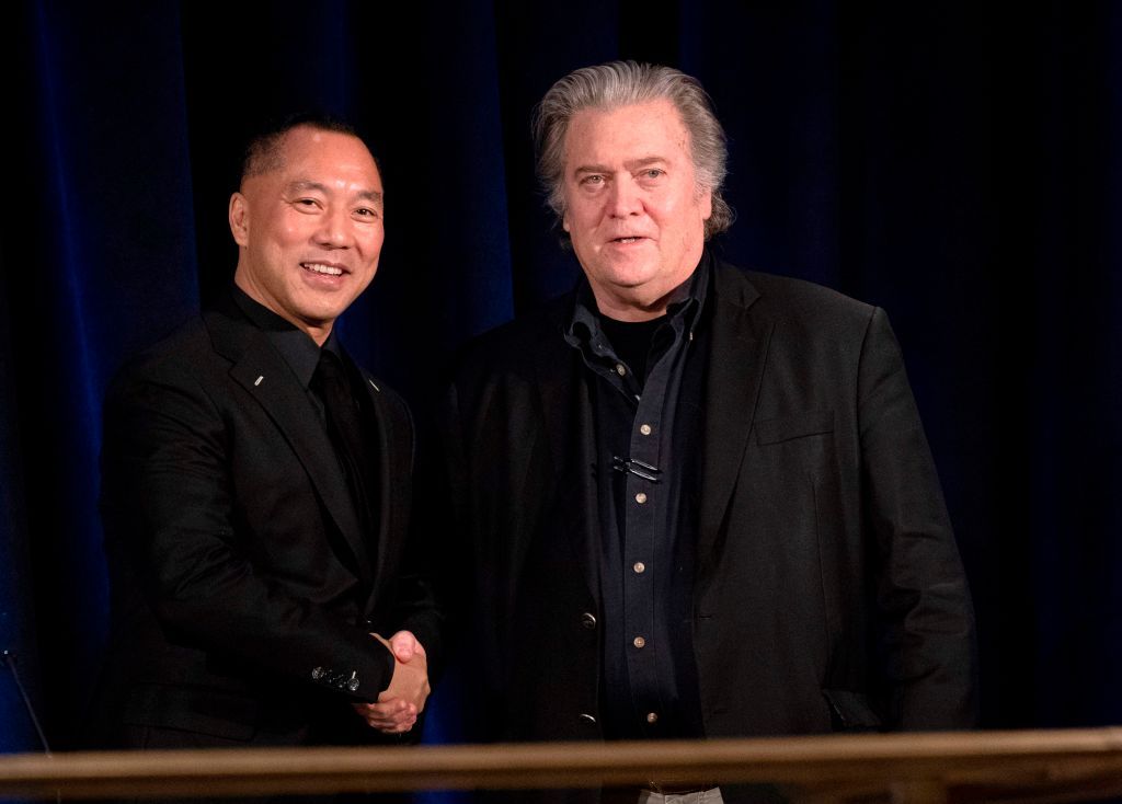 Guo Wengui and Stephen Bannon.