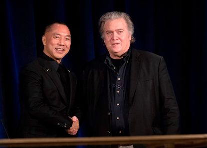 Guo Wengui and Stephen Bannon.