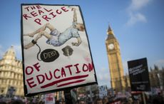 Tuition fee protest