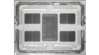 AMD Epyc Rome chip close-up