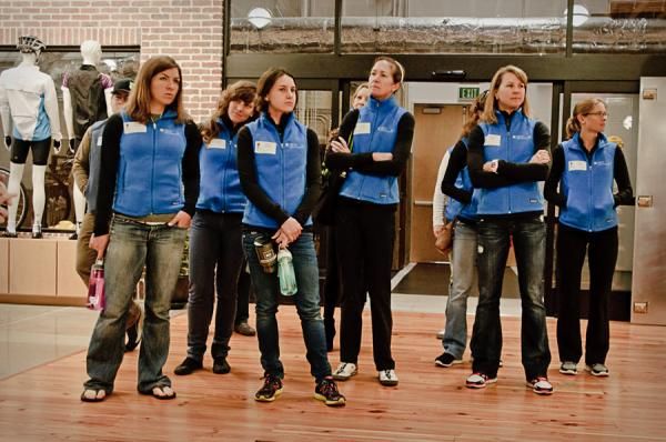 Team TIBCO starts their visit of Specialized Bicycles