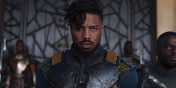 In Black Panther (2018), Michael B. Jordan's suit resembles a panther. This  is a reference to the titular character who also wears a suit that  resembles the same animal. : r/shittymoviedetails