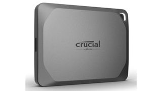 Stock photo of the Crucial X9 Pro hard drive
