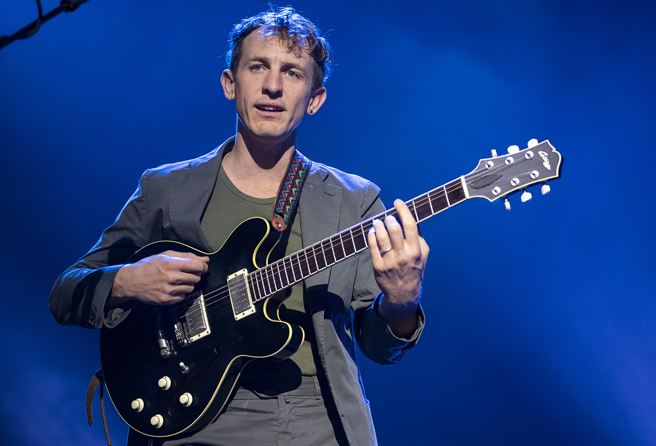 Buck Meek performs onstage with Big Thief at the Alcatraz in Milan, Italy on April 23, 2023