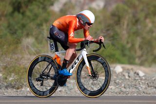 Gavin Mannion in the Vuelta a San Juan time trial in January