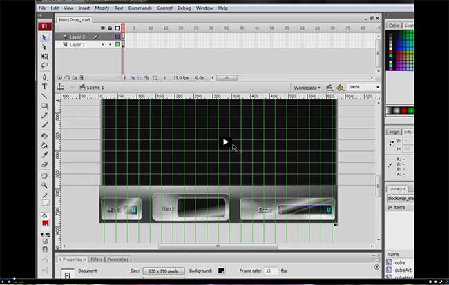 Video Tutorial: Create Block Drop Games with ActionScript 3