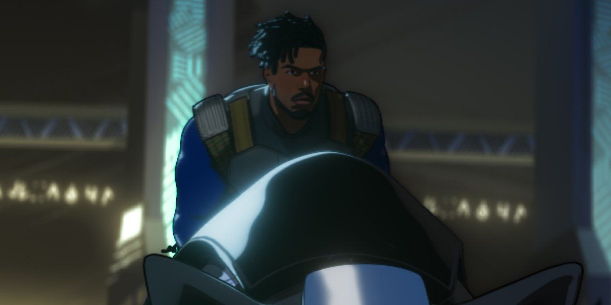 Erik Killmonger rides a rhino in What If