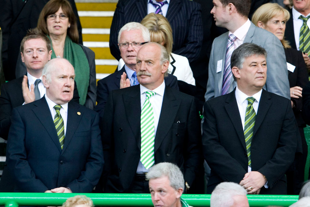 Dermot Desmond and other Celtic board members