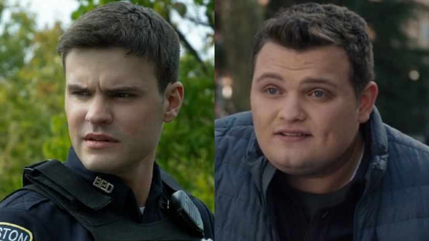 From left to right: Mika Amonsen as Sean in Boston Blue and Andrew Terraciano as Sean in Blue Bloods. 