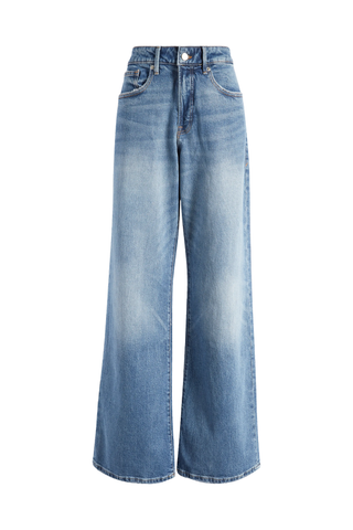 Good American Good Ease High Waist Wide Leg Jeans