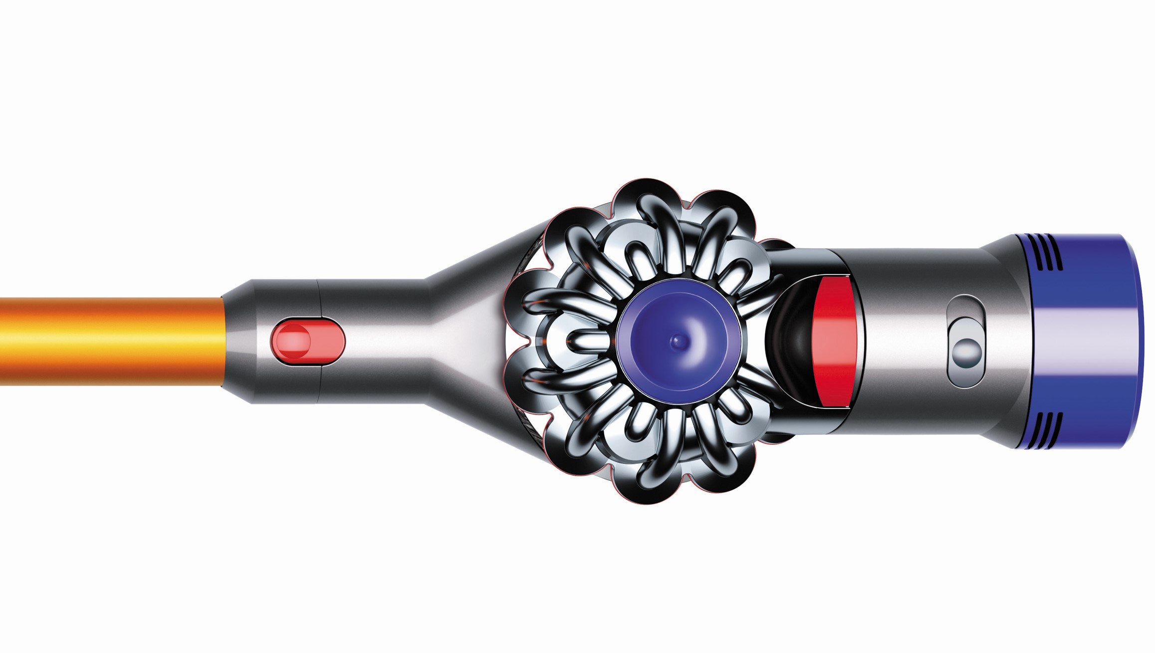 best car vacuum Dyson V8 against a white background