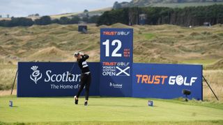 Ryann O'Toole at last year's Women's Scottish Open at Dumbarnie