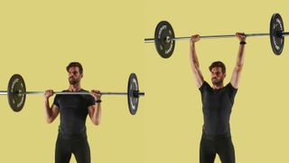 best shoulder exercises for home: overhead press