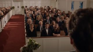 The funeral for George in Young Sheldon Season 7.