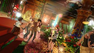 A Final Fantasy 14 Nightclub with Warm Tones