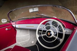 1958 Porsche 356A Speedster interior 1200px