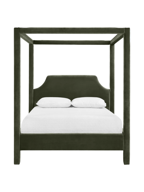 Sharan Velvet Upholstered Bed
