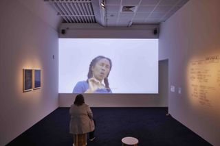 Installation view of Gentle/Radical’s presentation at Turner Prize exhibition 2021.