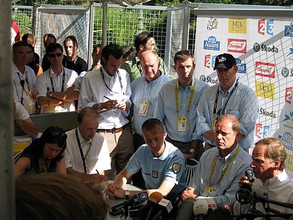 Christian Prudhomme and Patrice Clerc