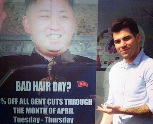 London barbershop reportedly targeted by North Korean officials over &amp;#039;disrespectful&amp;#039; Kim Jong-un sign