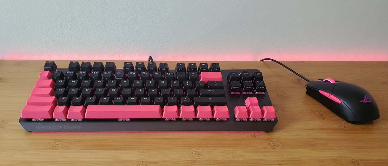 Asus ROG Strix Scope TKL Electro Punk Gaming Keyboard Review: Pink and  Petite