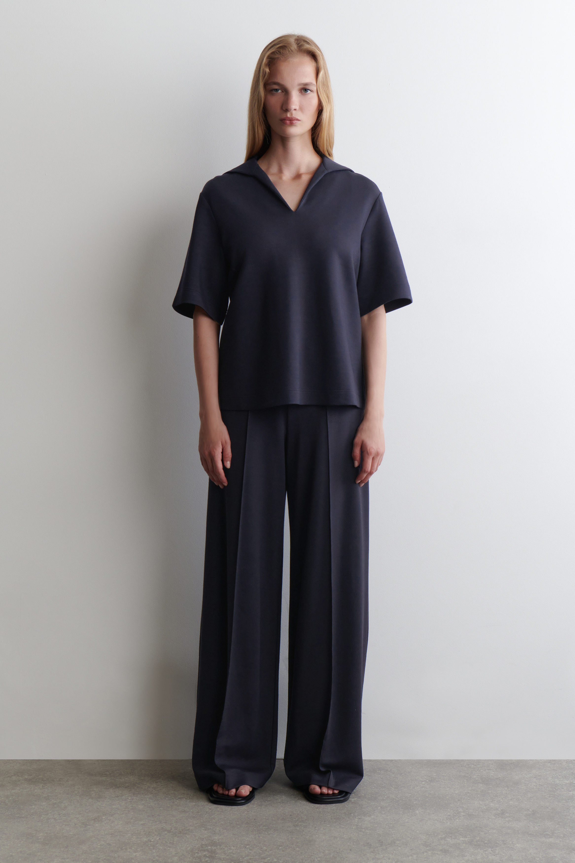 Modal Wide-Leg Pants