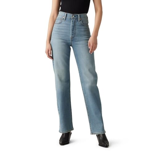 Levi's Women's Ribcage Straight Full Length Jeans, Ringing Bells (stretch), 31
