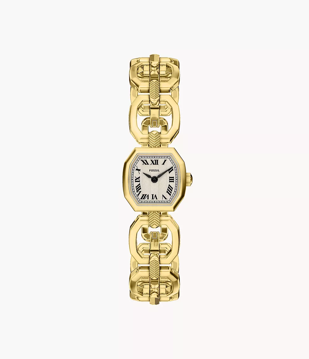 Fossil, Harlow Mini Two-Hand Gold-Tone Stainless Steel Watch