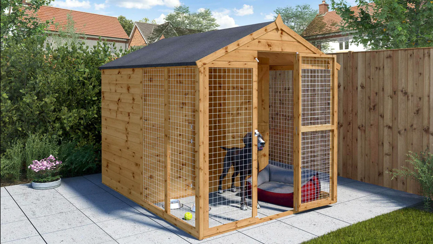 Mercia Staffordshire Dog Kennel and Run