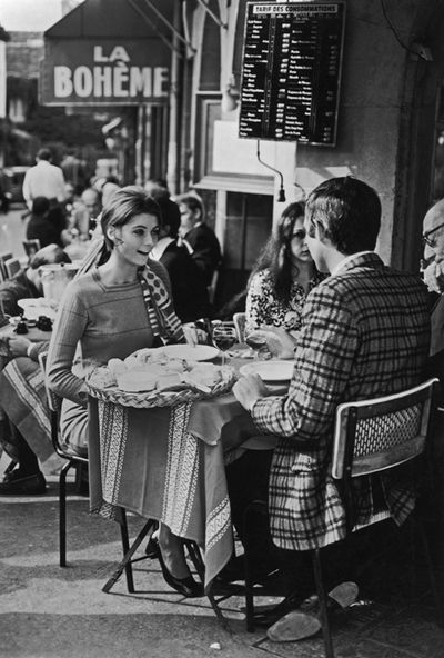 Monochrome, Shoe, Photograph, White, Sitting, Street, Furniture, Style, Monochrome photography, Table,