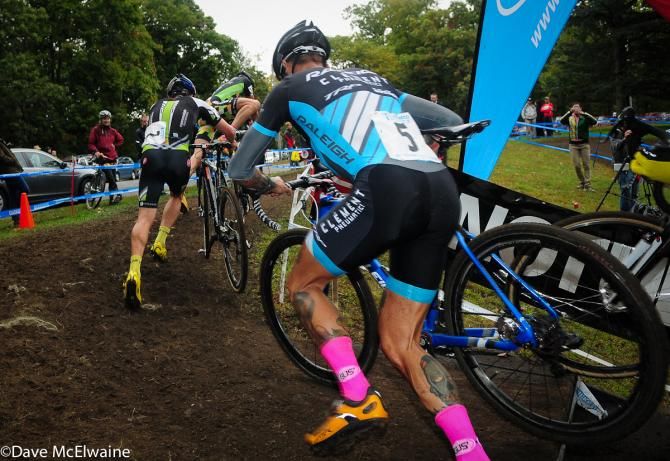 Ben Berden (Raleigh Clement) chasing McDonald with Winterberg and Johnson