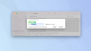 How to rename multiple files on Mac