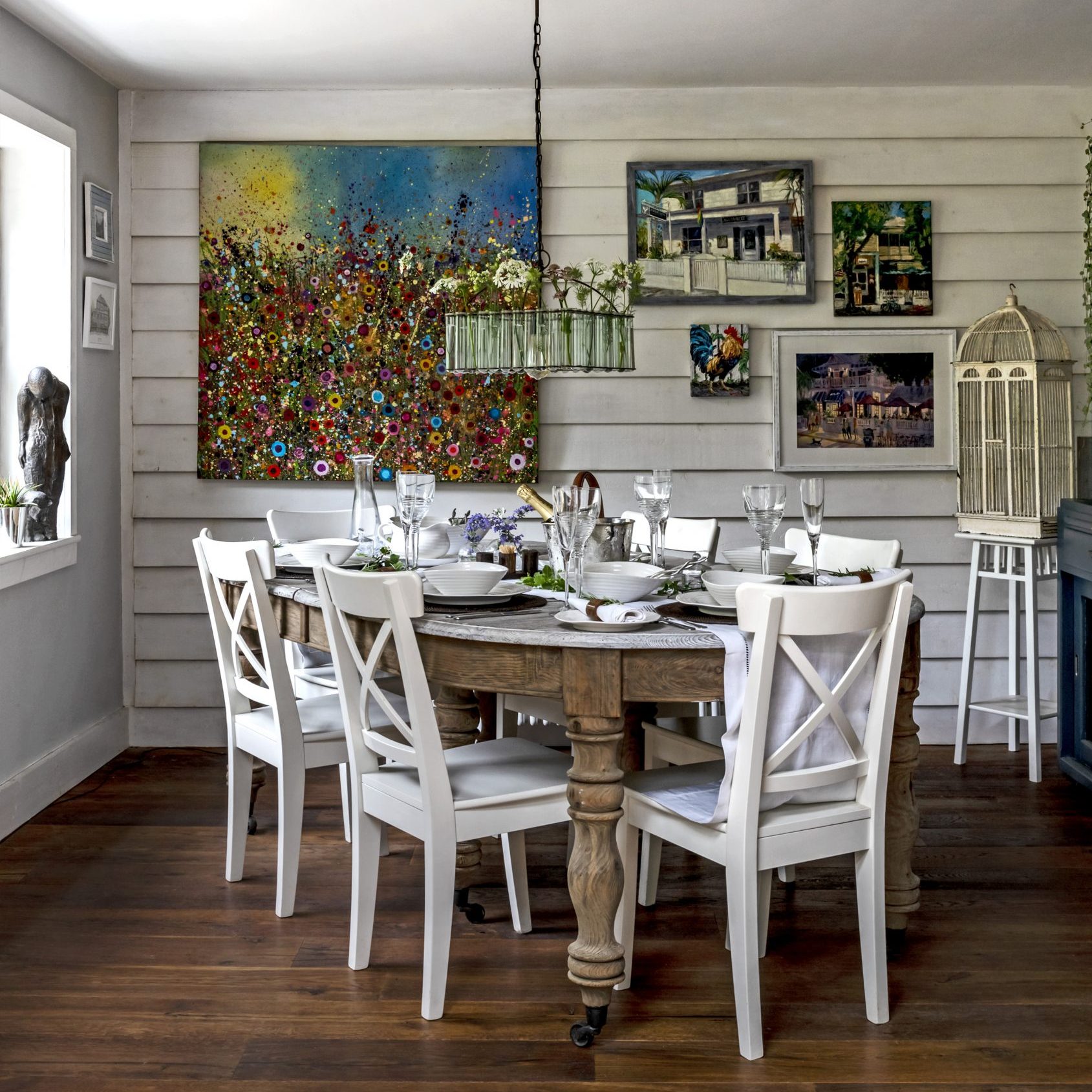 dining table with chairs
