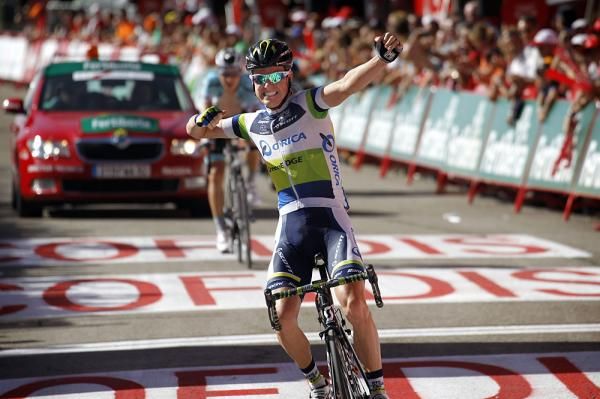 Simon Clarke (Orica-GreenEdge) in his first big pro win
