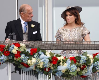 Princess Eugenie and Prince Philip