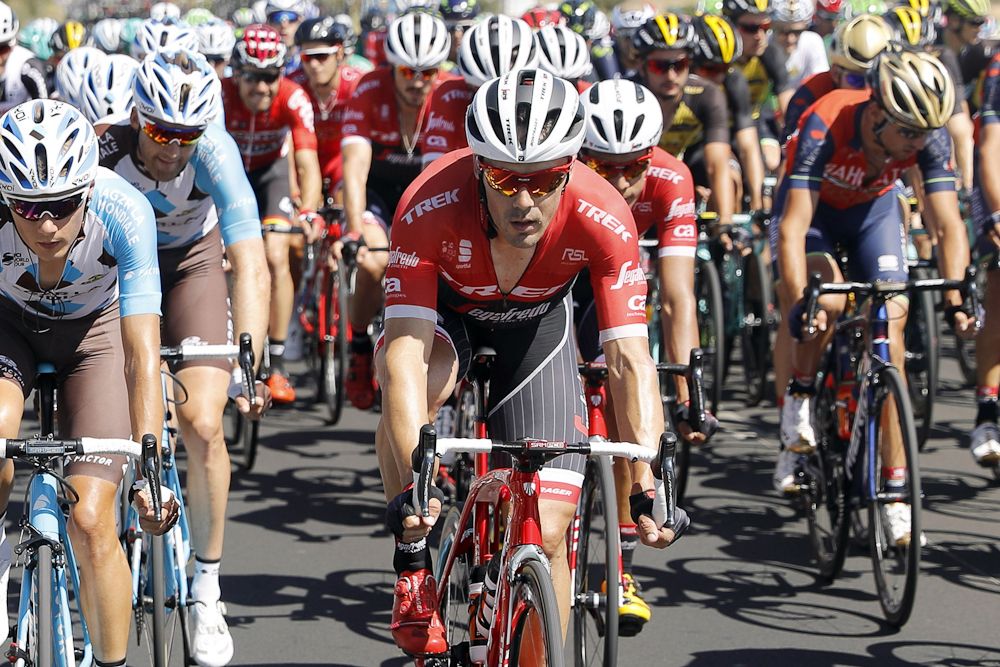 Trek-Segafredo tried to bust things up in the last 30km