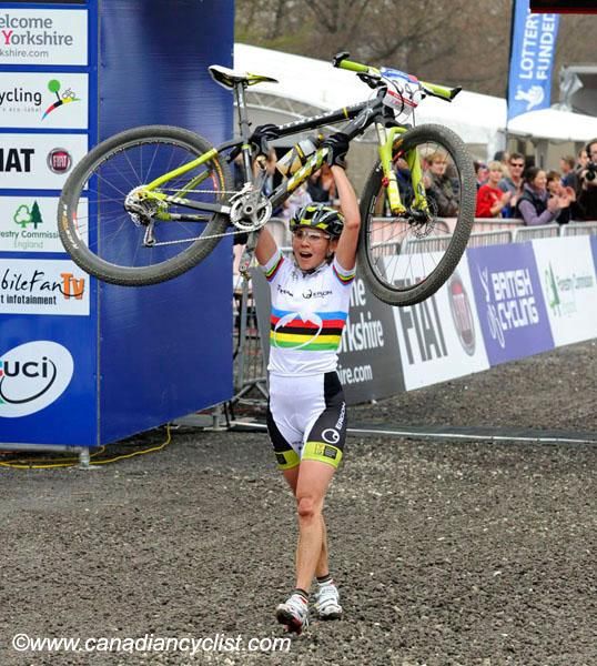 World champion Irina Kalentieva (Topeak Ergon Racing Team) wins the 2010 World Cup season opener.