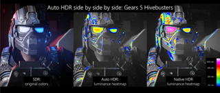 Gears 5 SDR HDR Heatmap