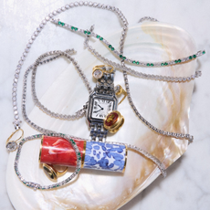 An image of cool girl jewellery brand Chloe Charlton. 