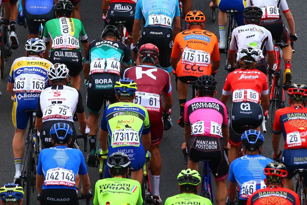 The colours of the 2018 peloton