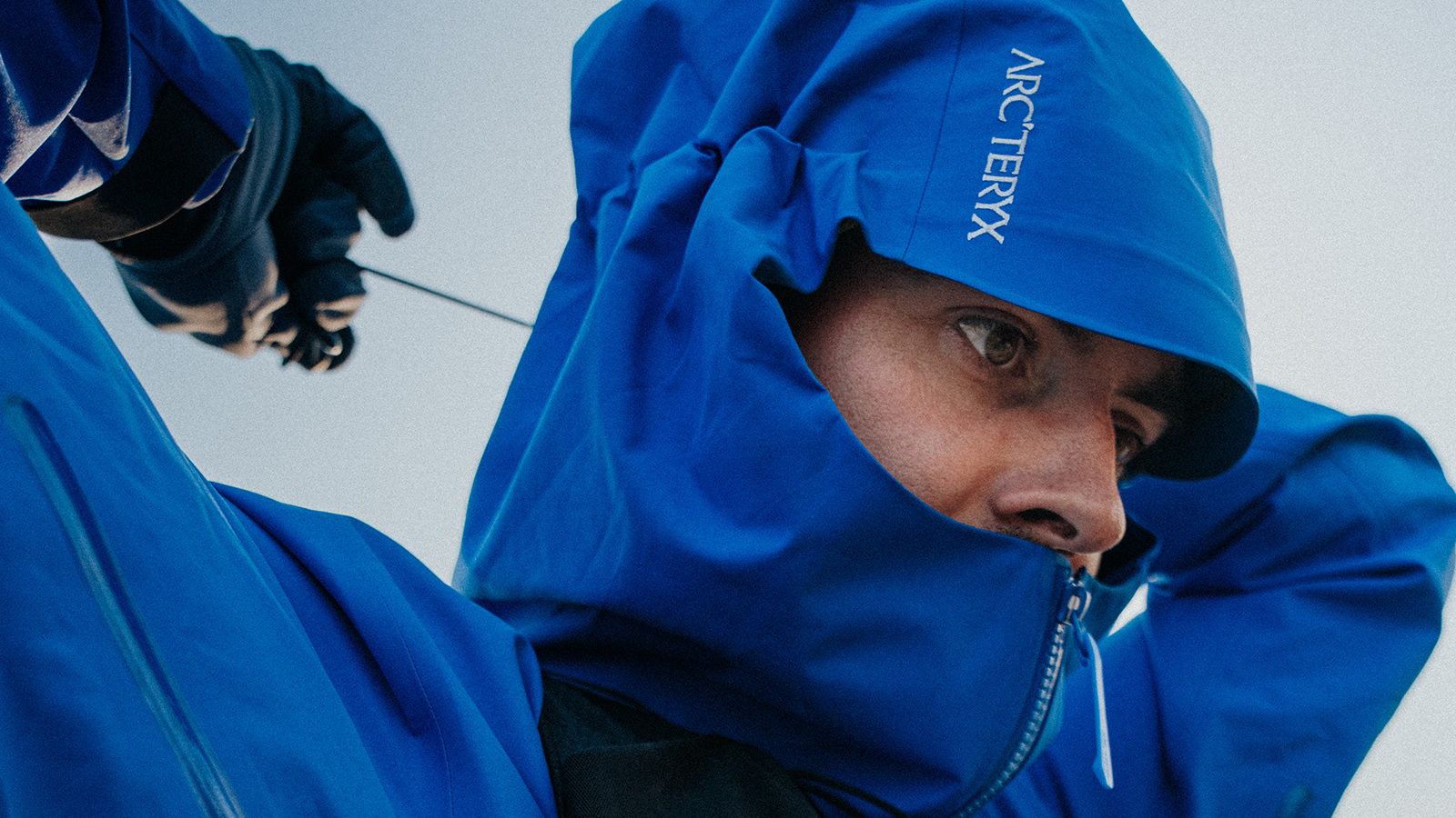 Arc'teryx Beta SV Jacket in use