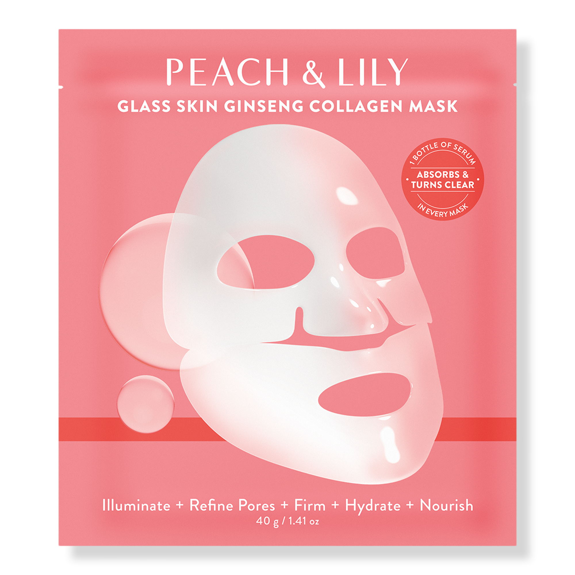 Glass Skin Ginseng Collagen Mask - 1 Ct