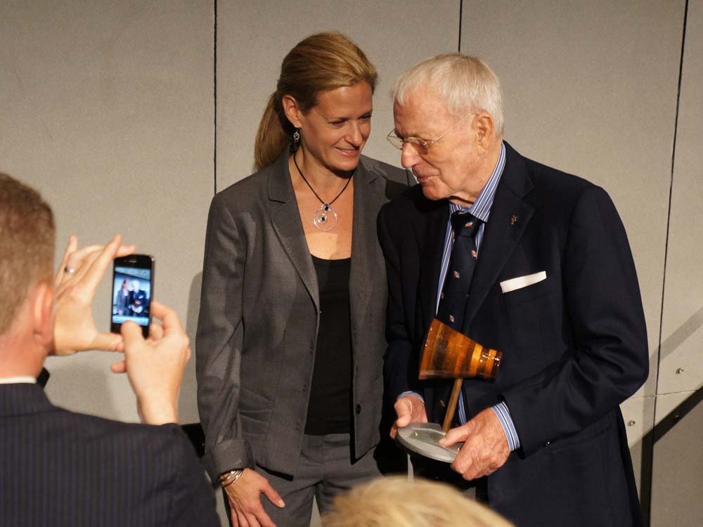 Astronaut Scott Carpenter on USS Intrepid