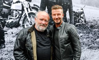 Photo of Beckham and photographer