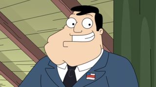 Stan smiling in the attic in American Dad Episode 400