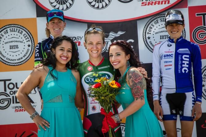Laura Brown (Colavita) won the women's time trial in the Tour of the Gila