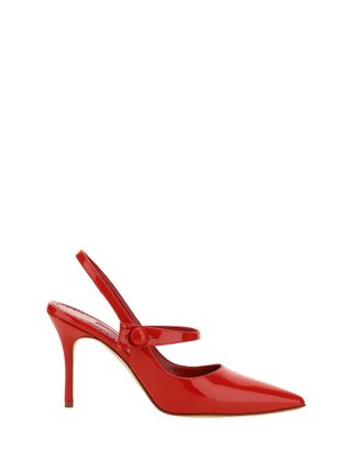 Manolo Blahnik red shoes