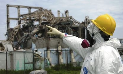 An inspector at the Fukushima nuclear plant: A group of construction workers, truck drivers, and others have been recruited to clean up the plant after its March meltdown.
